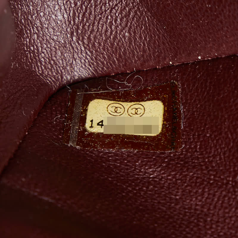 Chanel Caviar Coco Mark Matelasse Double Flap Bag