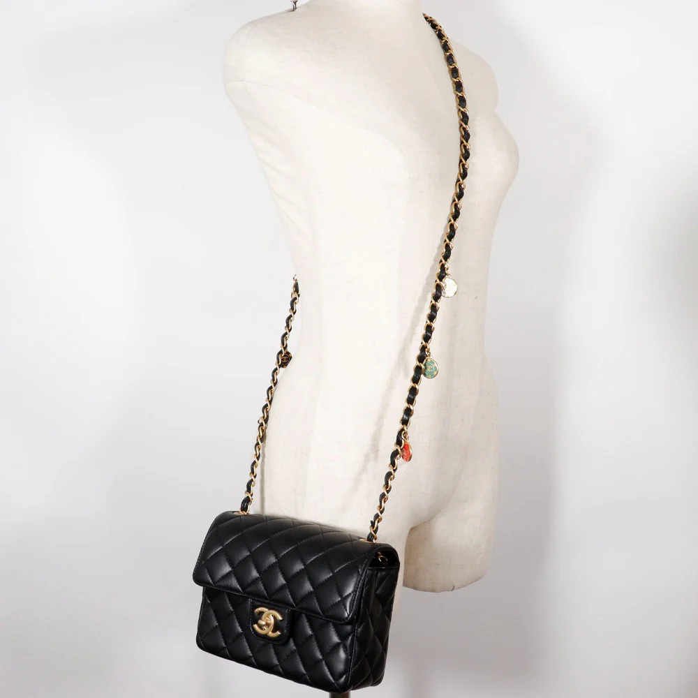 Chanel Matelasse Shoulder Bag Black