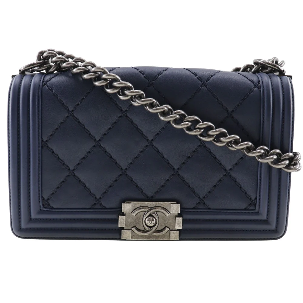 Chanel Boy Lambskin Shoulder Bag