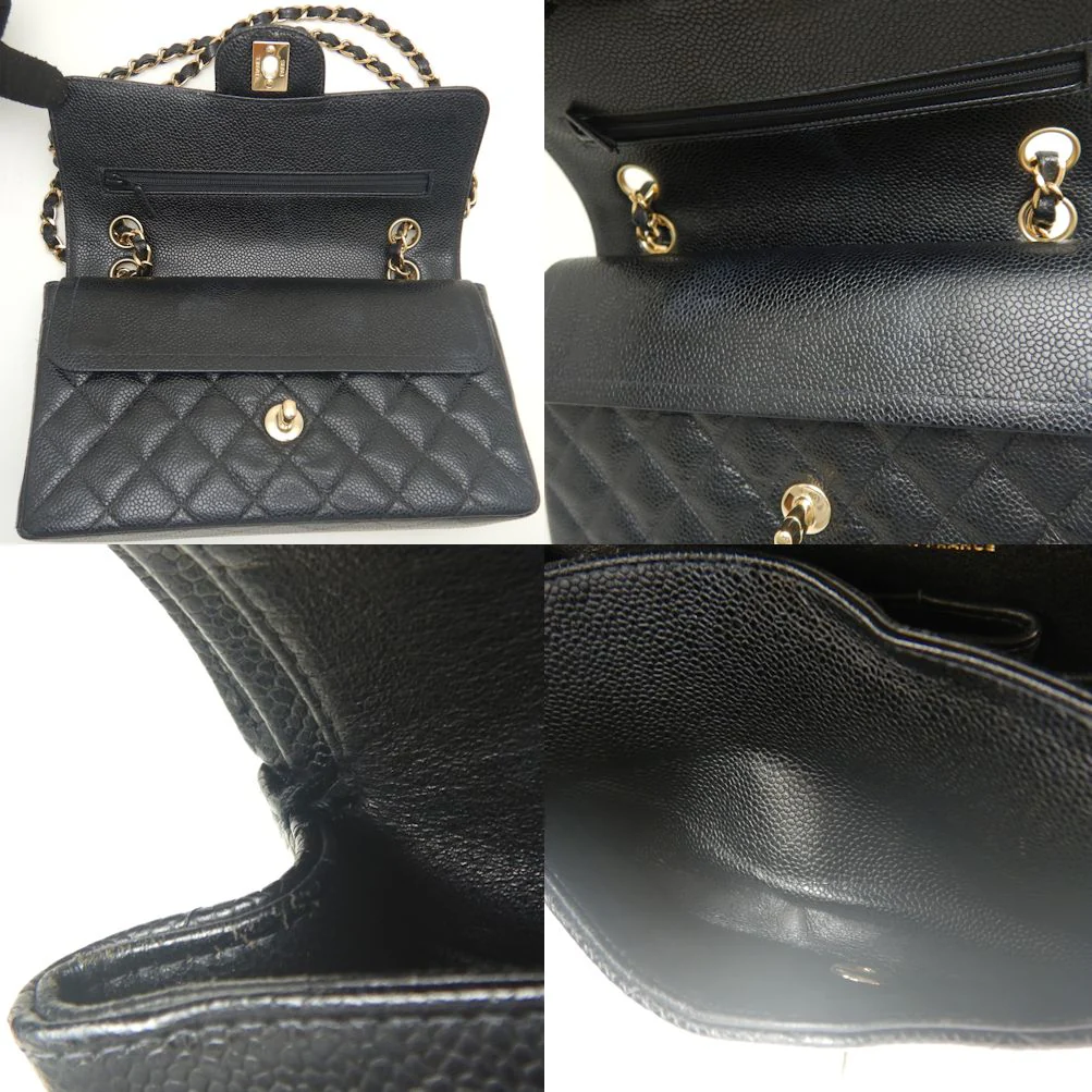 Chanel Caviar Skin Matelasse Shoulder Bag