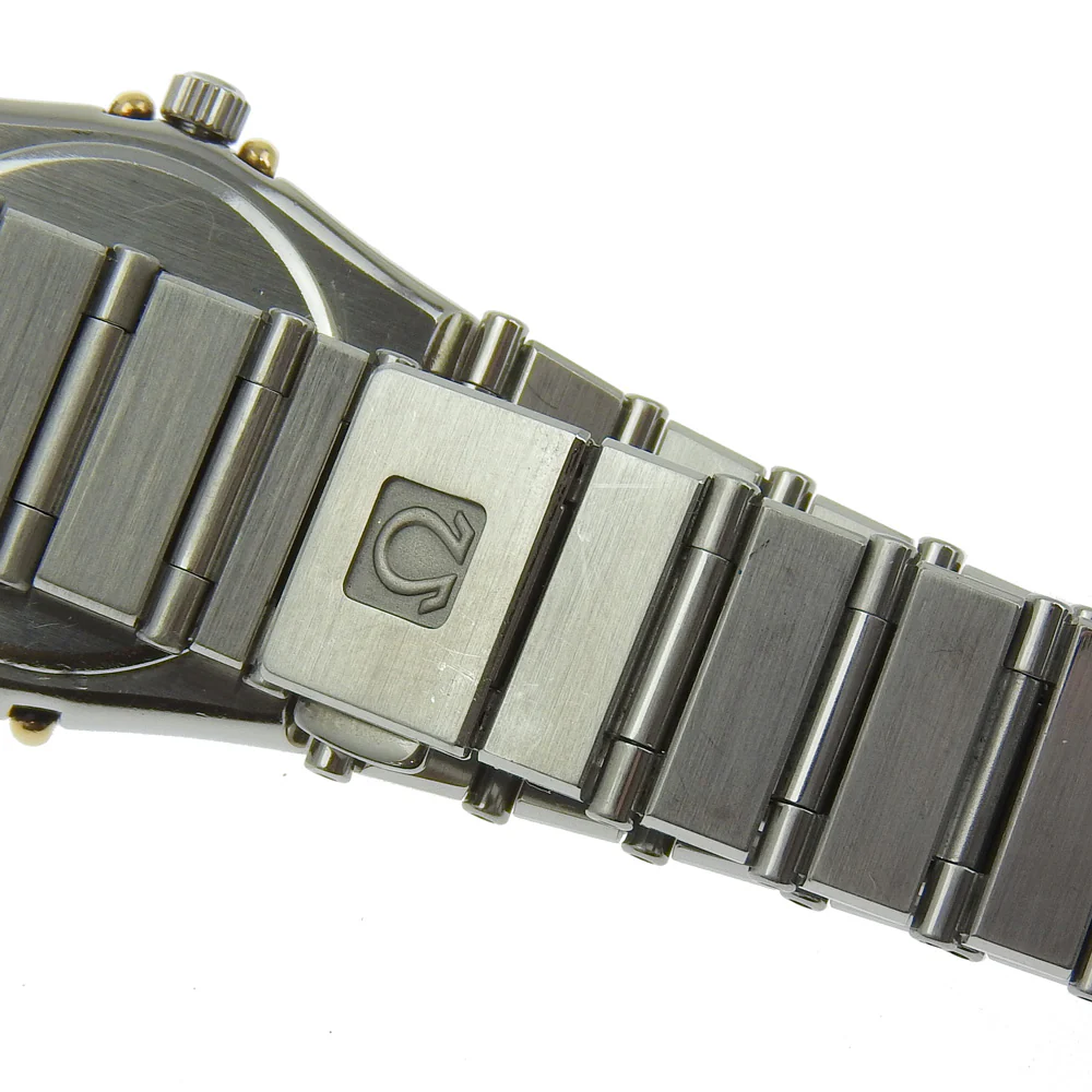 Omega Constellation Quartz Watch Gold Plated Stainless Steel