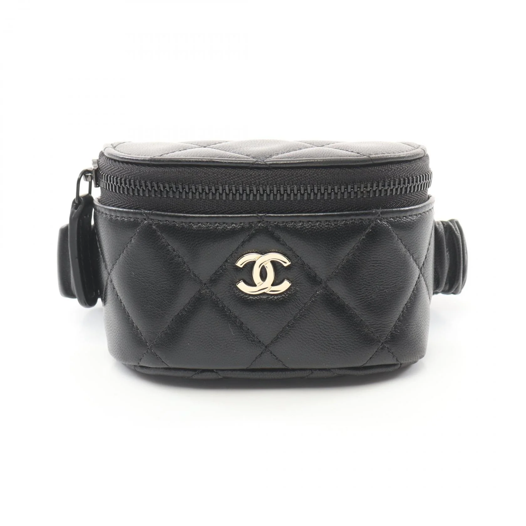 Chanel Lambskin Matelasse Mini Wrist Pouch