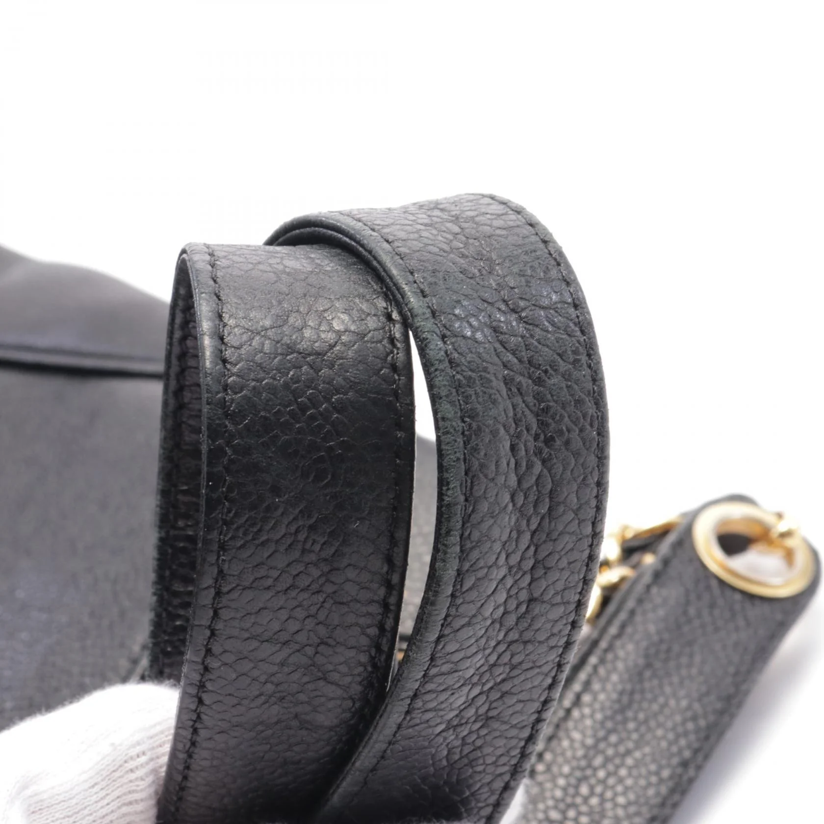 Chanel Triple Coco Mark Leather Shoulder Bag