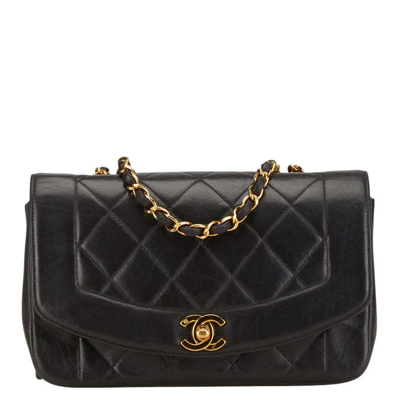 Chanel Diana23 Matelasse Leather Shoulder Bag