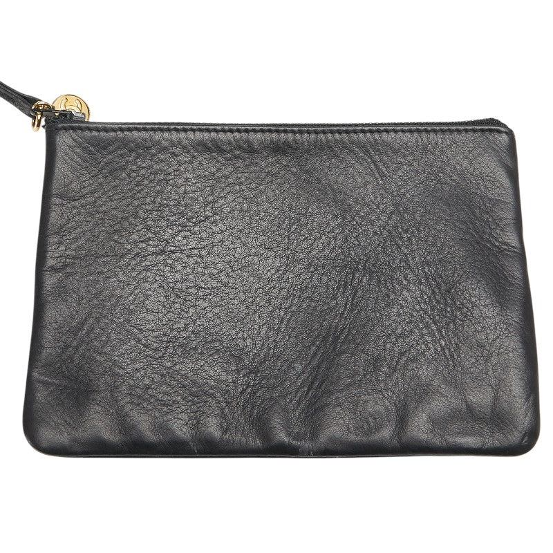 Chanel Coco Mark Black Lambskin Shoulder Bag
