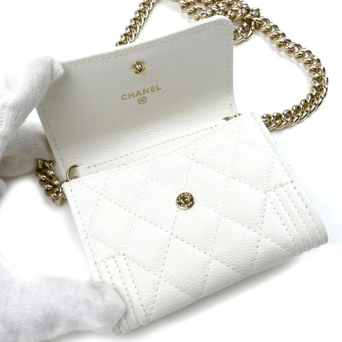 Chanel Boy Mini Chain Wallet Shoulder Bag