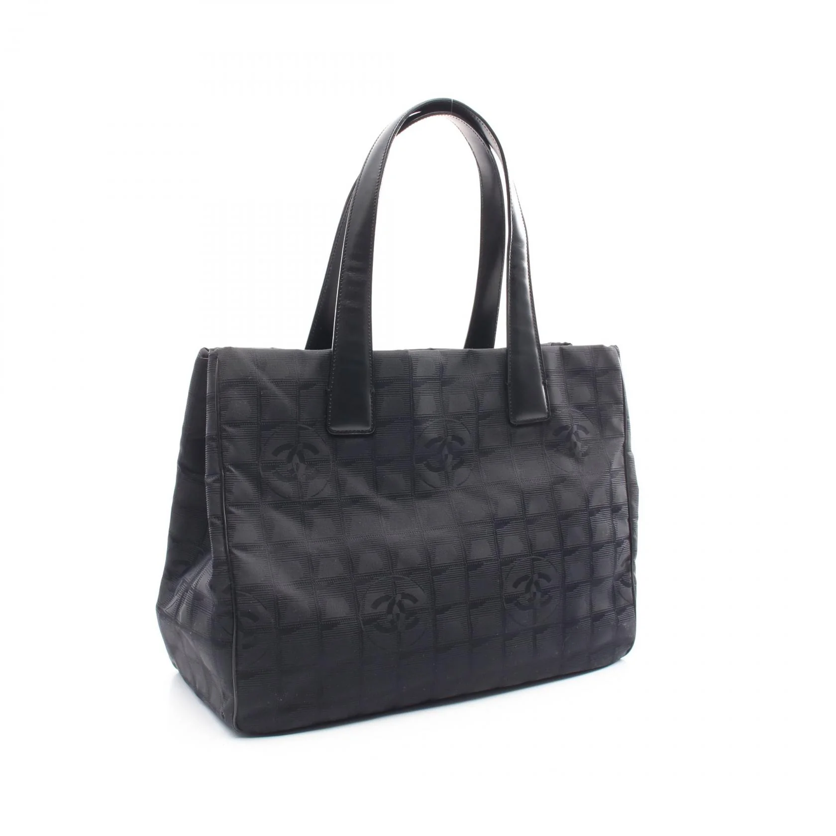 Chanel Nylon Canvas Leather Tote Bag A15991