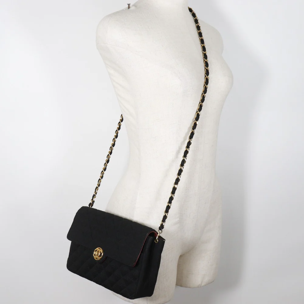 Chanel Cotton Chain Shoulder Bag
