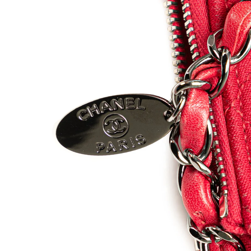 Chanel Cotton Shoulder Bag Red