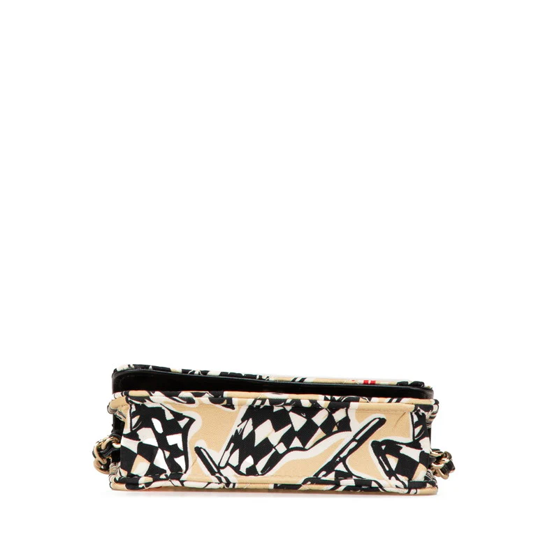 Chanel Matelasse Checker Flag Mini Chain Shoulder Bag