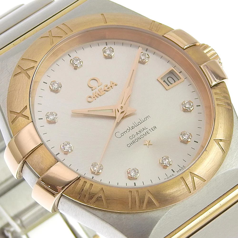 Omega Constellation Watch SS/K18 PG Automatic