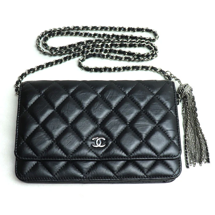 Chanel Vintage Matelasse Chain Wallet Shoulder Bag