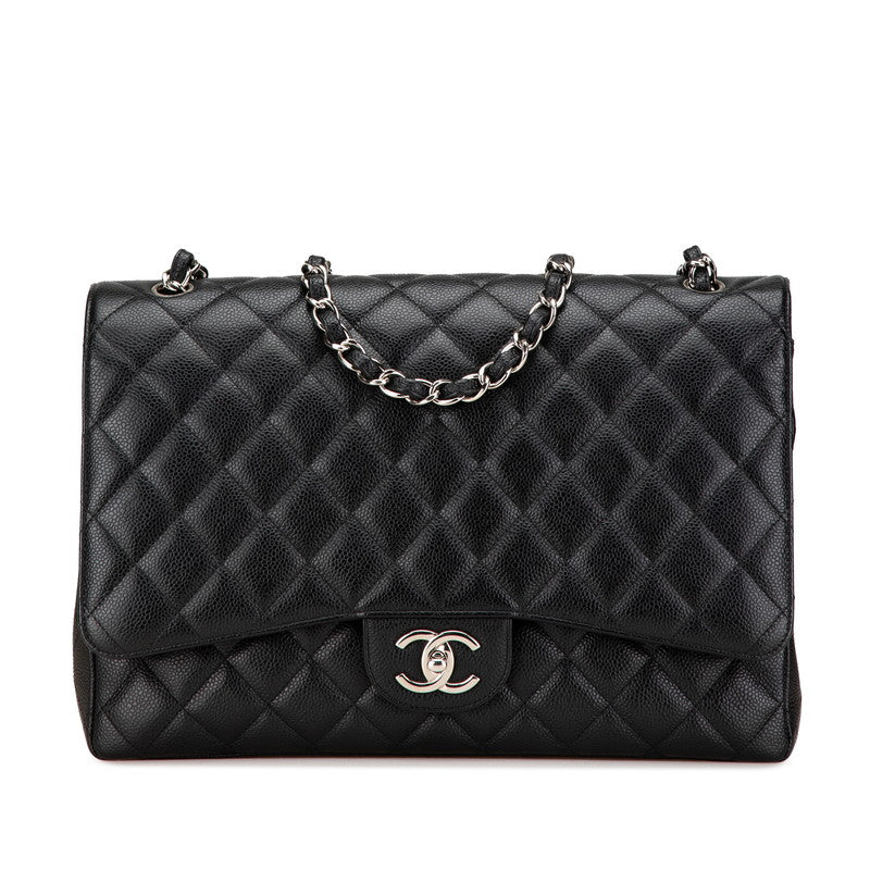 Chanel Caviar Double Flap Shoulder Bag