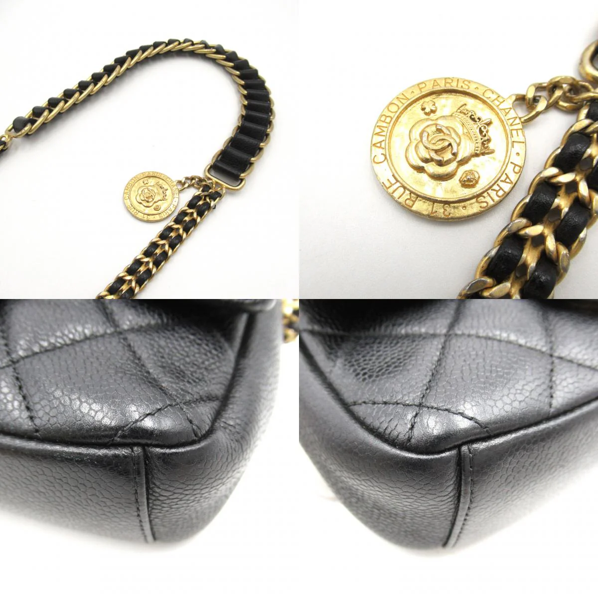 Chanel Mini Matelasse Leather Shoulder Bag