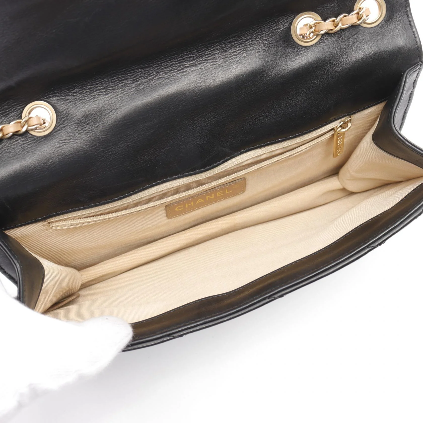 Chanel 2.55 Mademoiselle Shoulder Bag Black