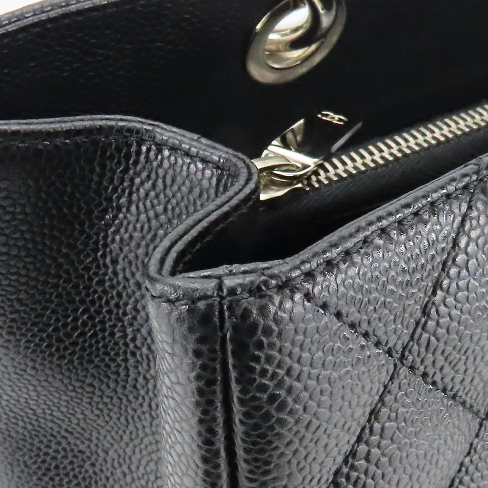 Chanel Caviar Skin Tote Bag GST Black