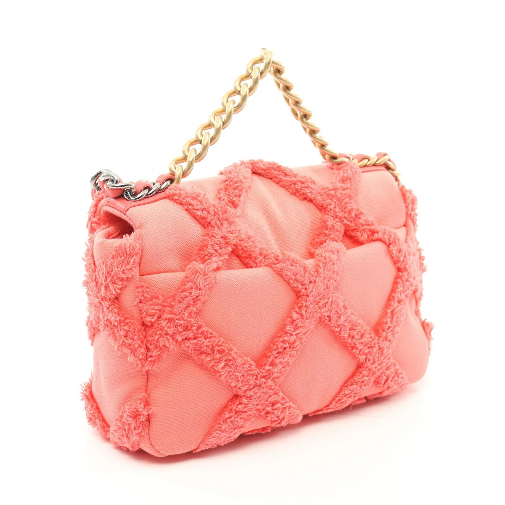 Chanel 19 Matelasse Canvas Shoulder Bag AS1160
