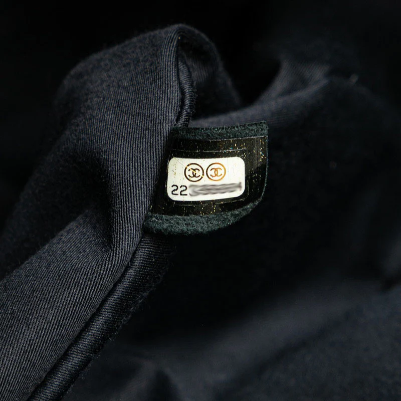 Chanel Denim Perfume Embroidery Chain Shoulder Bag A91101