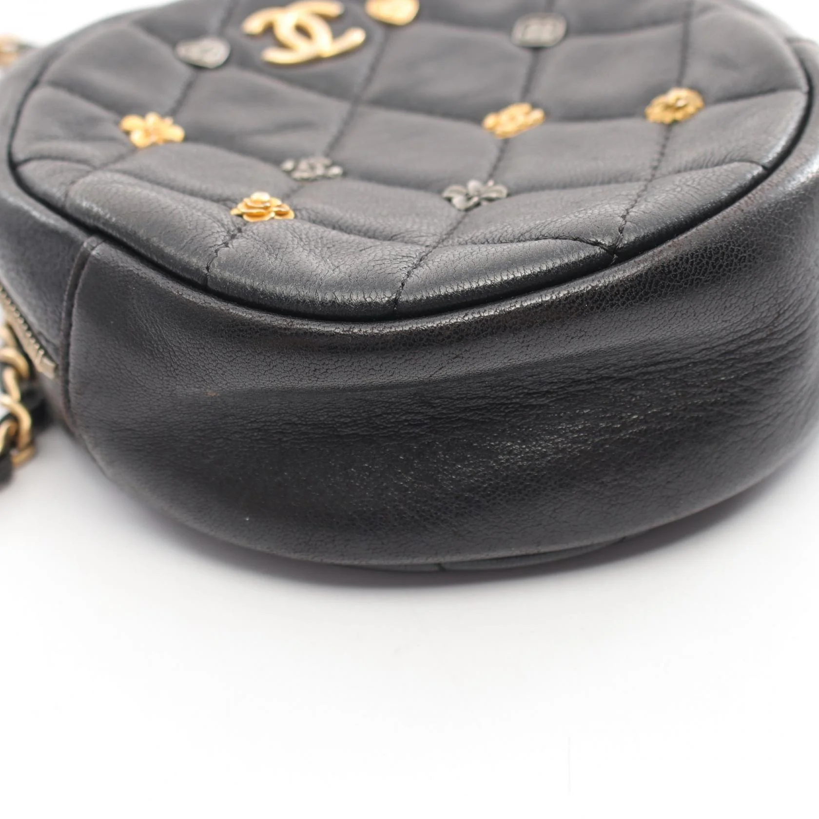 Chanel Lambskin Matelasse Charm Shoulder Bag A81620