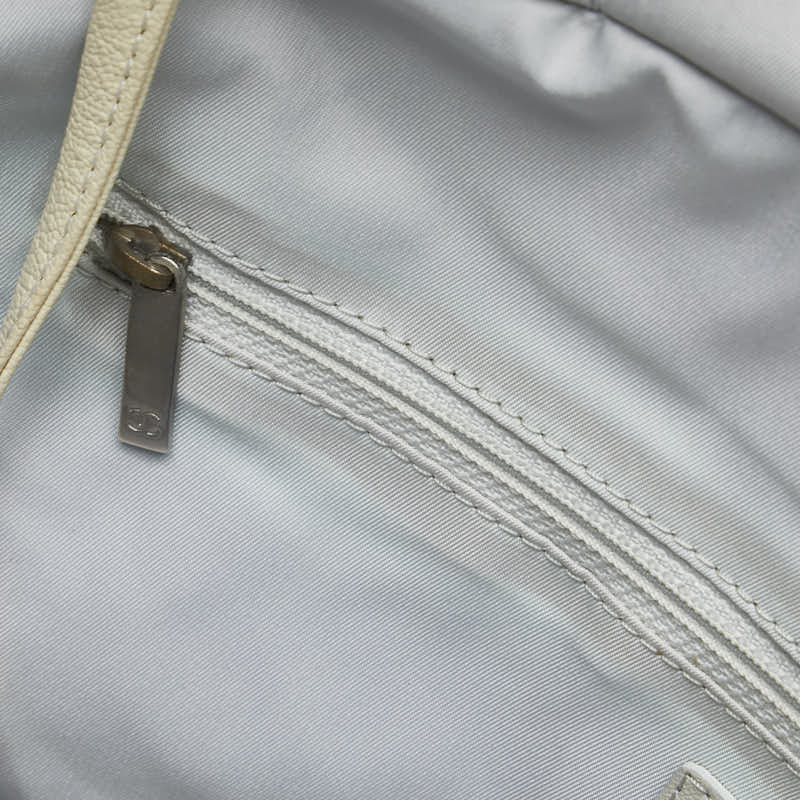 Chanel Paris Biarritz Tote MM Gray White