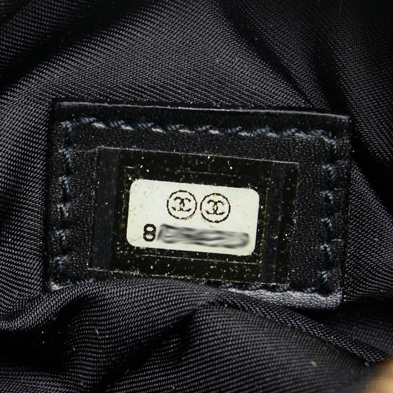 Chanel Nylon Leather Mini Boston Handbag