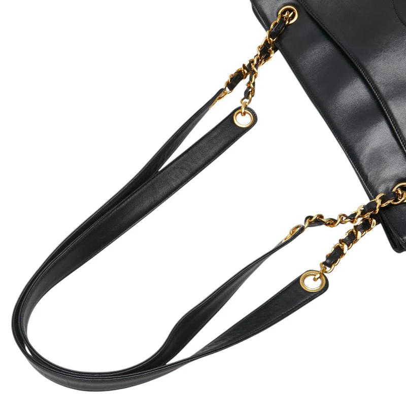 Chanel Lambskin Coco Mark Chain Tote Bag