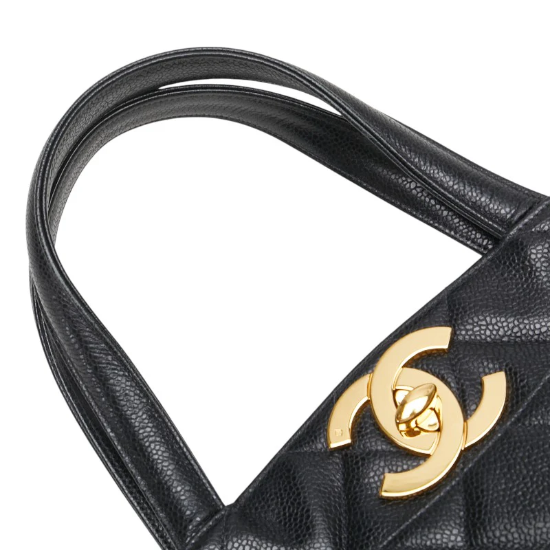 Chanel Caviar Skin Matelasse Tote Bag