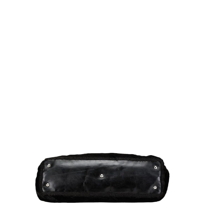 Chanel Camellia Chain Tote Bag Black