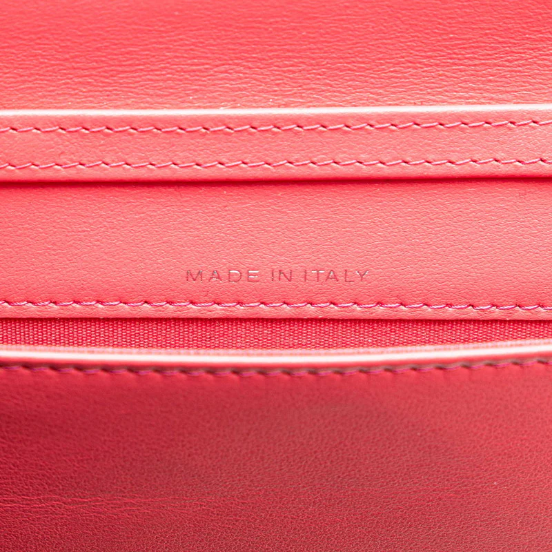 Chanel Camellia Chain Wallet Pink