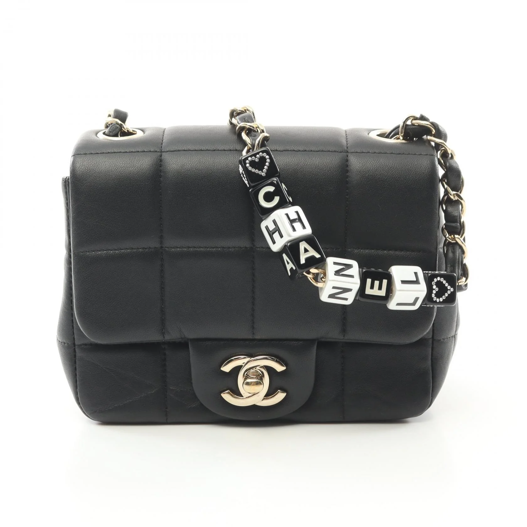 Chanel Lambskin Mini Flap Shoulder Bag