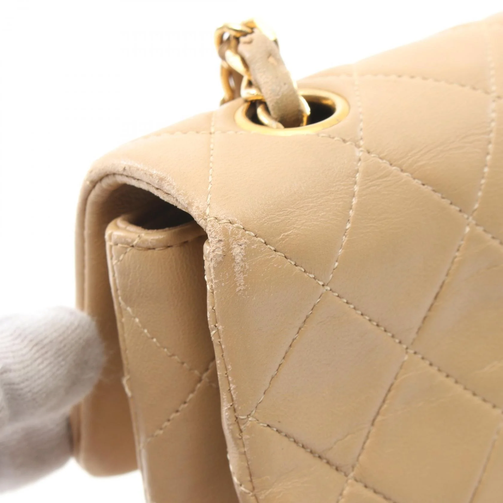 Chanel Lambskin Mini Matelasse 20 Shoulder Bag A01163