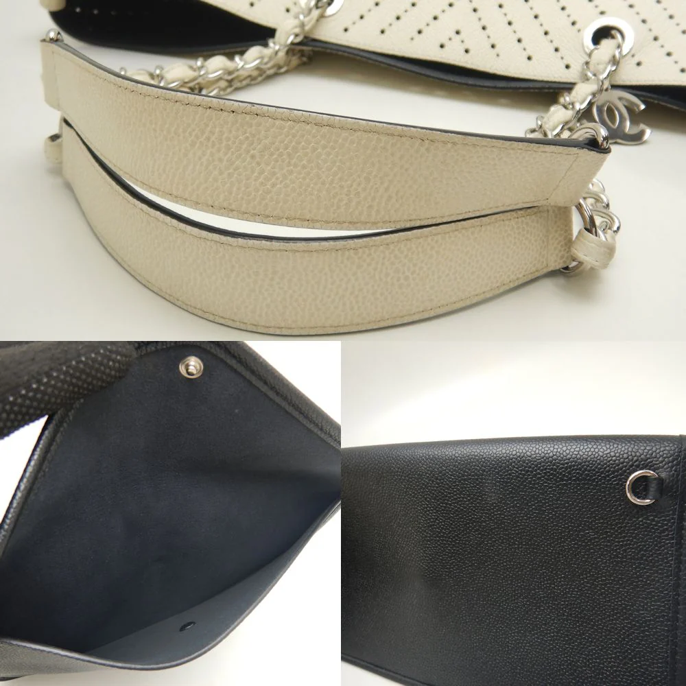 Chanel Caviar Skin Chain Tote Bag A93260