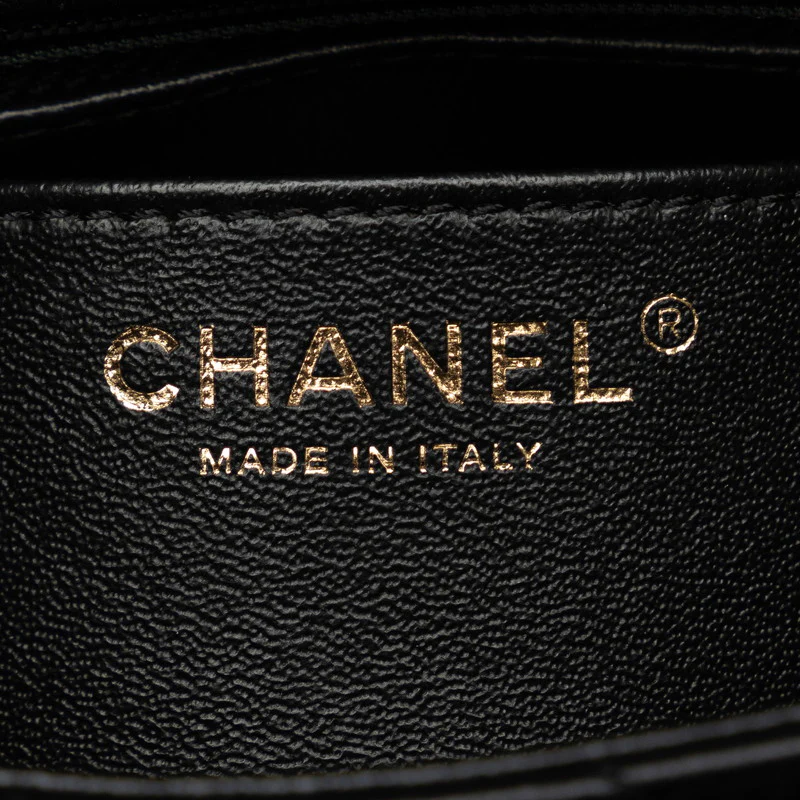 Chanel Leather Coco Mark V Stitch Chain Bag