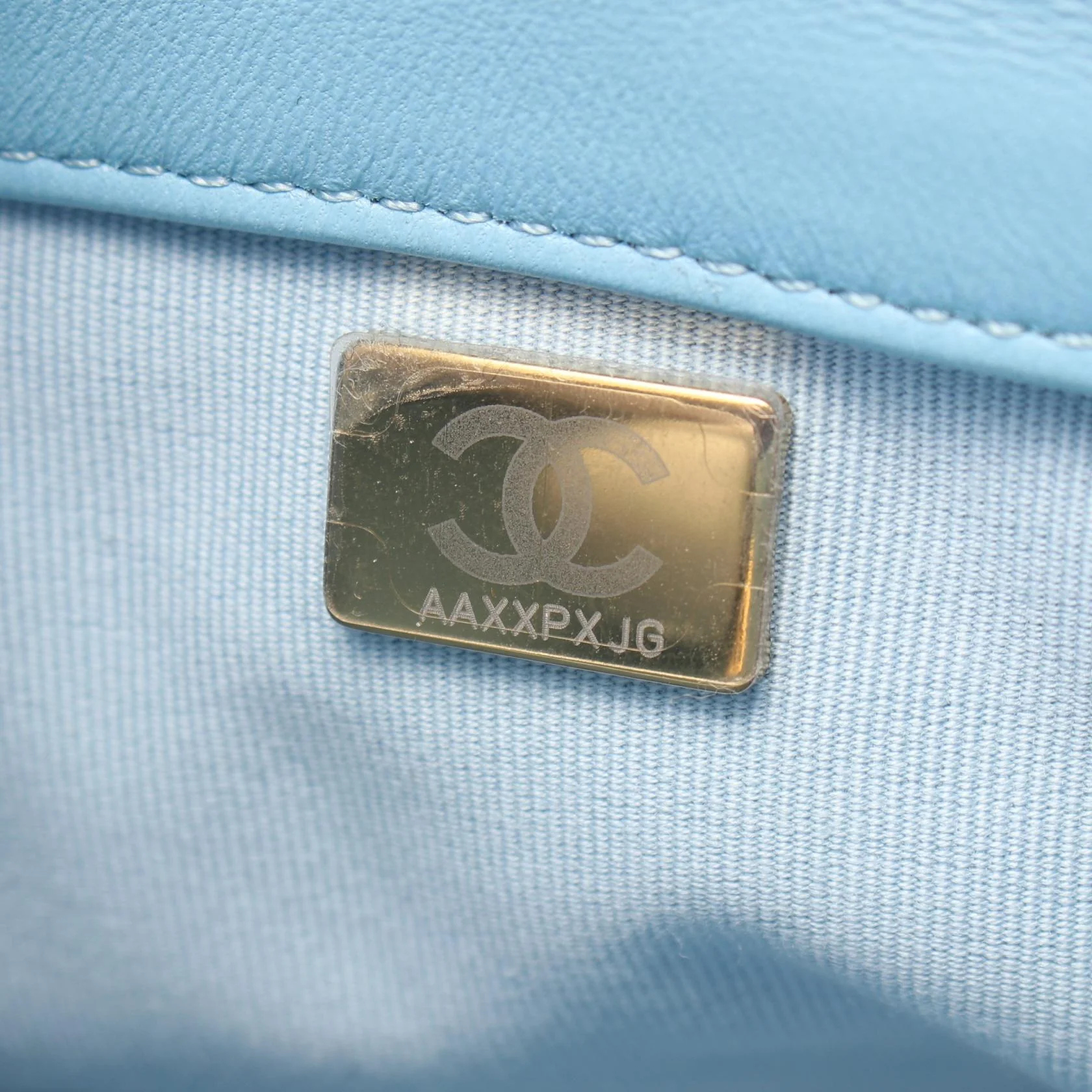 Chanel Matelasse Leather Handbag Blue