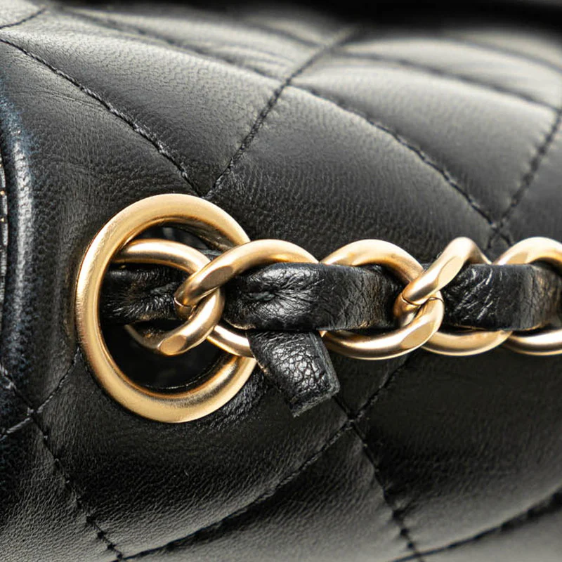 Chanel Lambskin Mini Matelasse Chain Bag