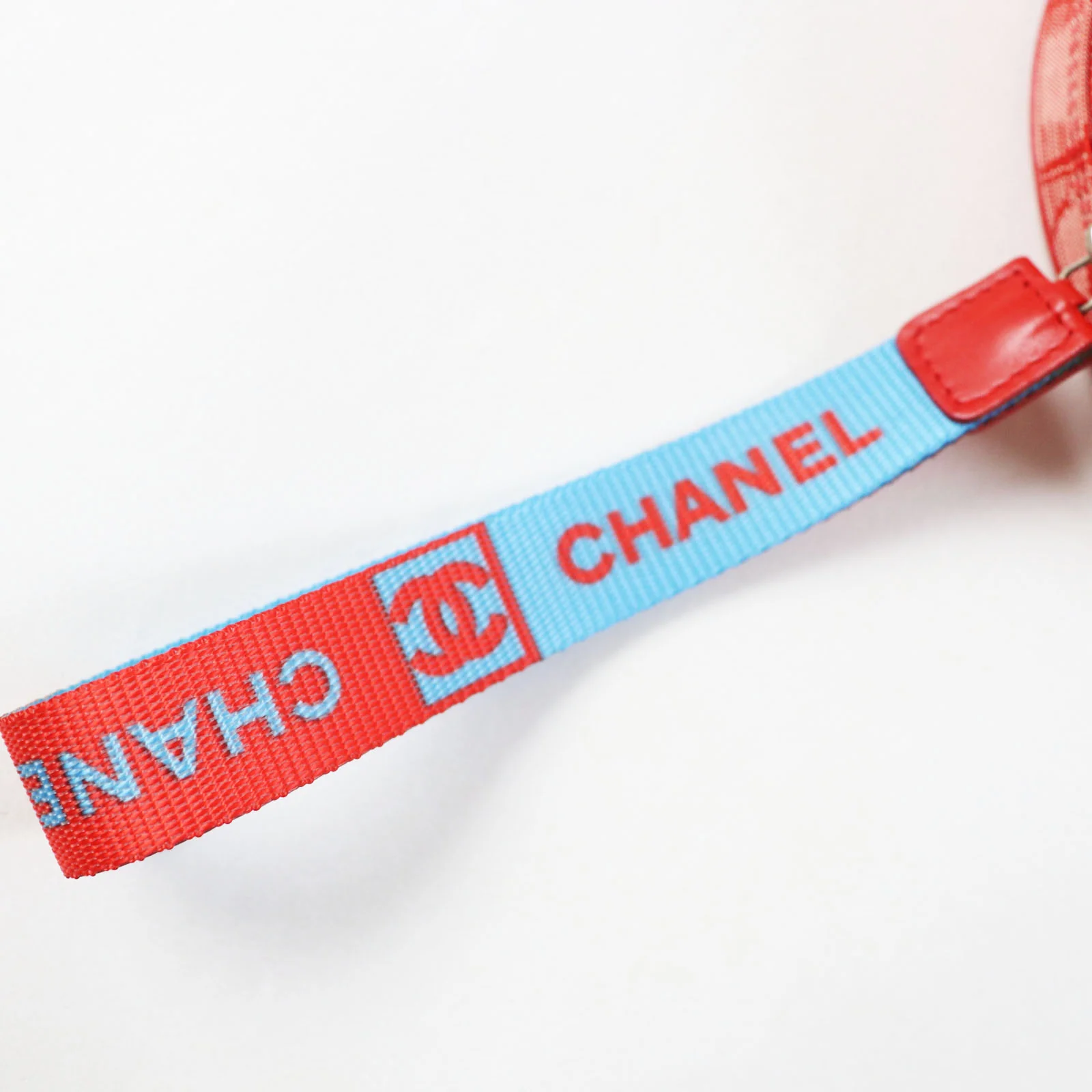 Chanel Nylon Travel Line Round Pouch