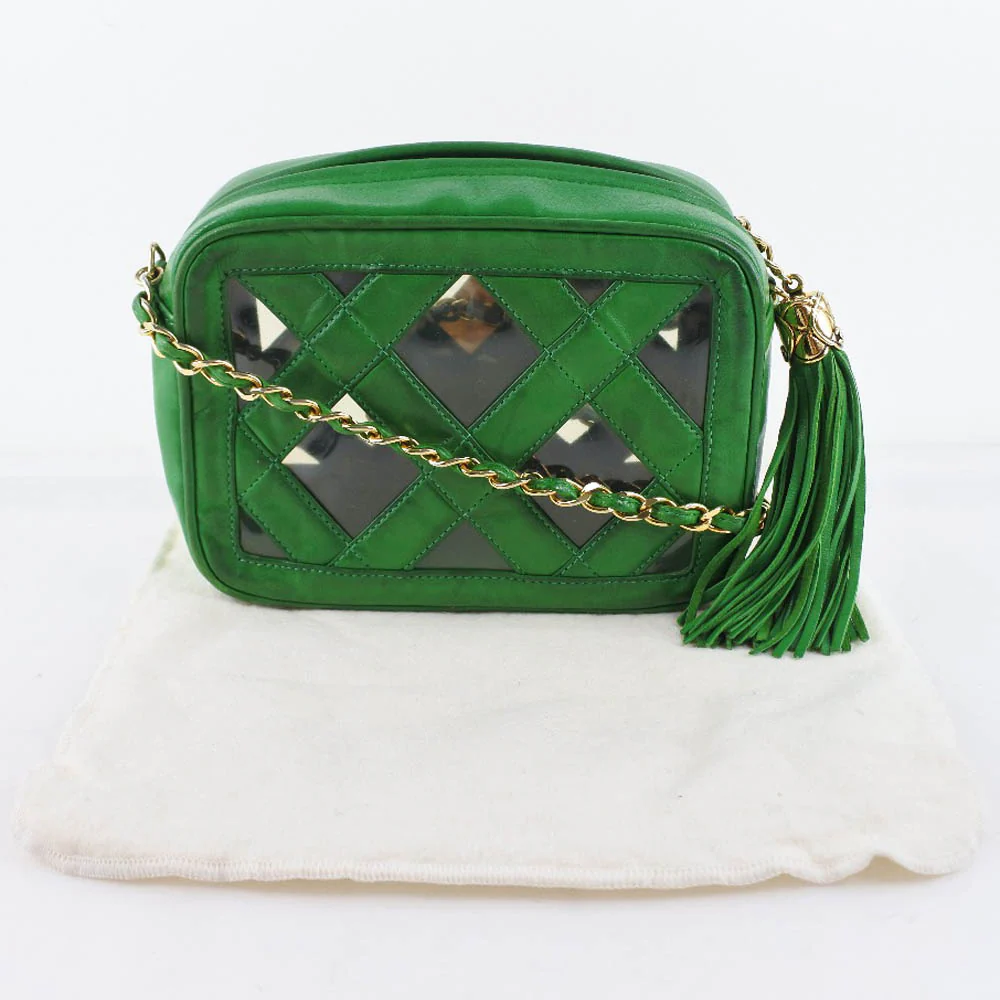 Chanel Lambskin Chain Shoulder Bag