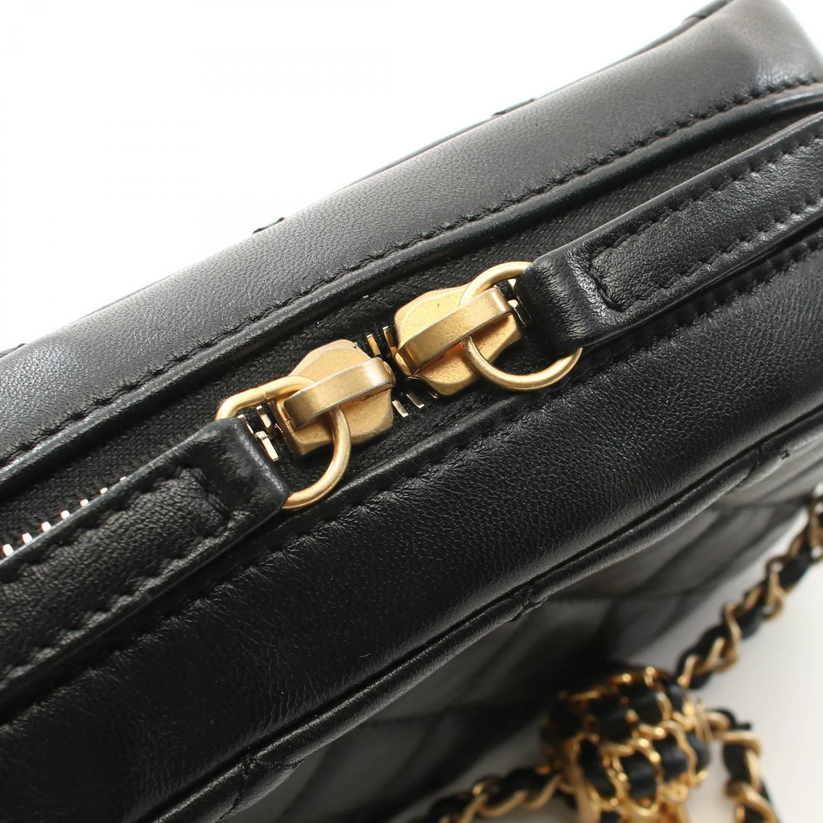 Chanel Matelasse Camera Shoulder Bag Black