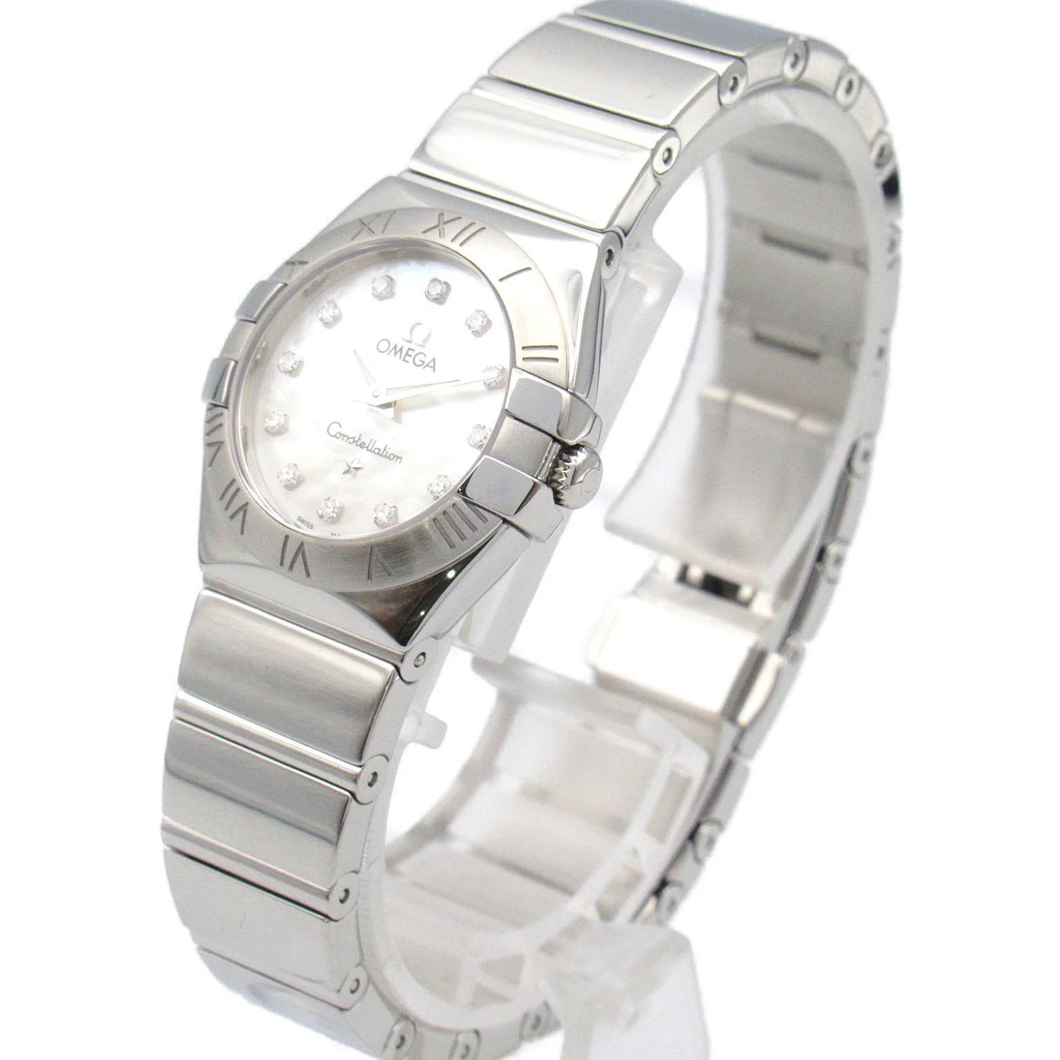 Omega Constellation Diamond Stainless Steel Watch