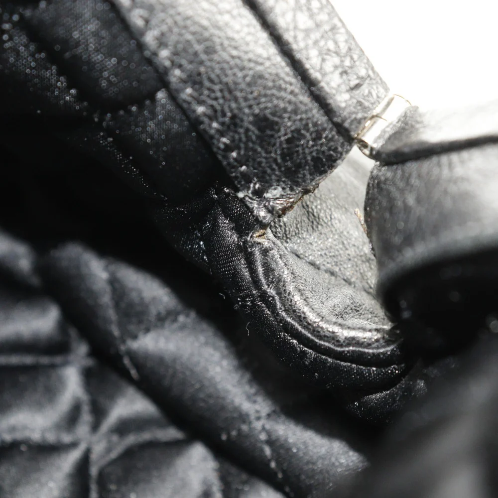 Chanel Leather Chain Tote Bag