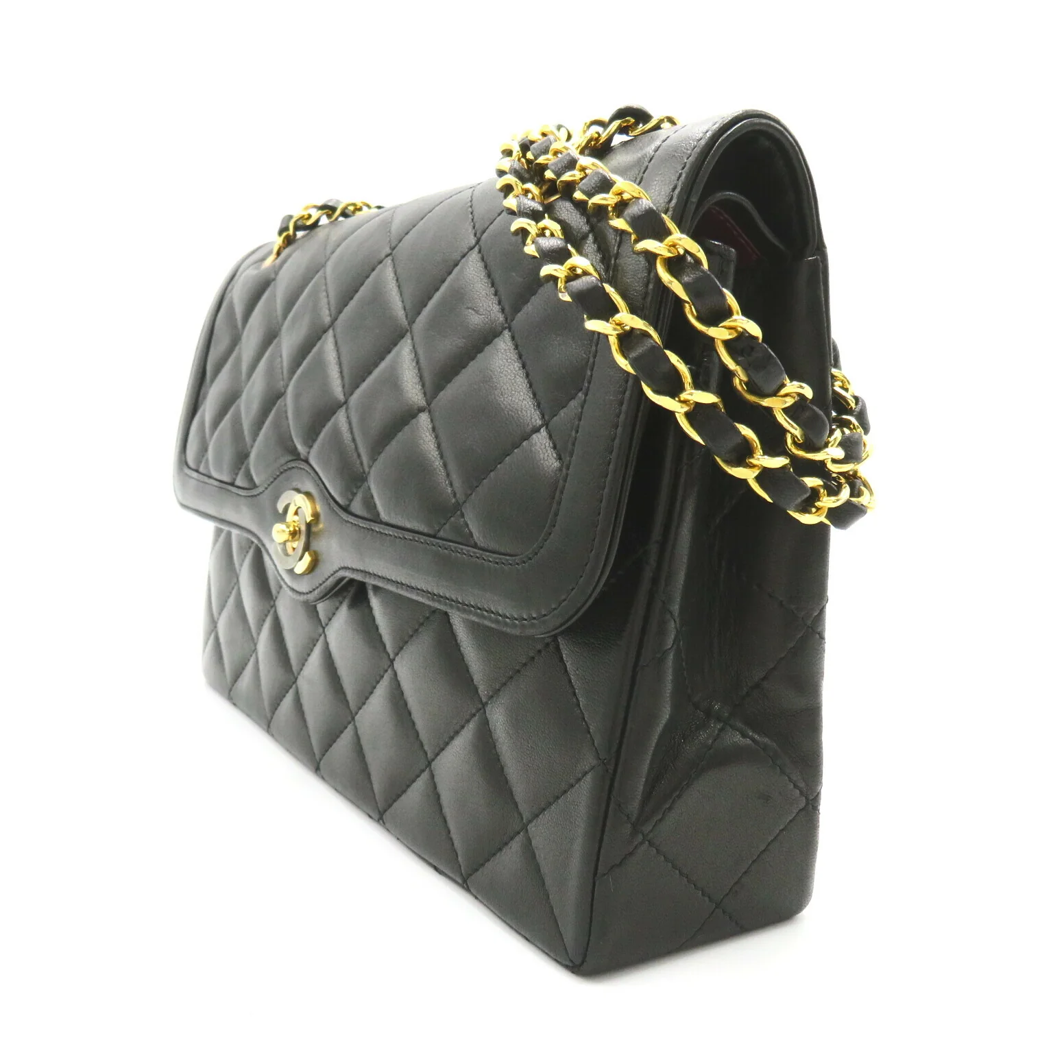 Chanel Lambskin Matelasse Shoulder Bag