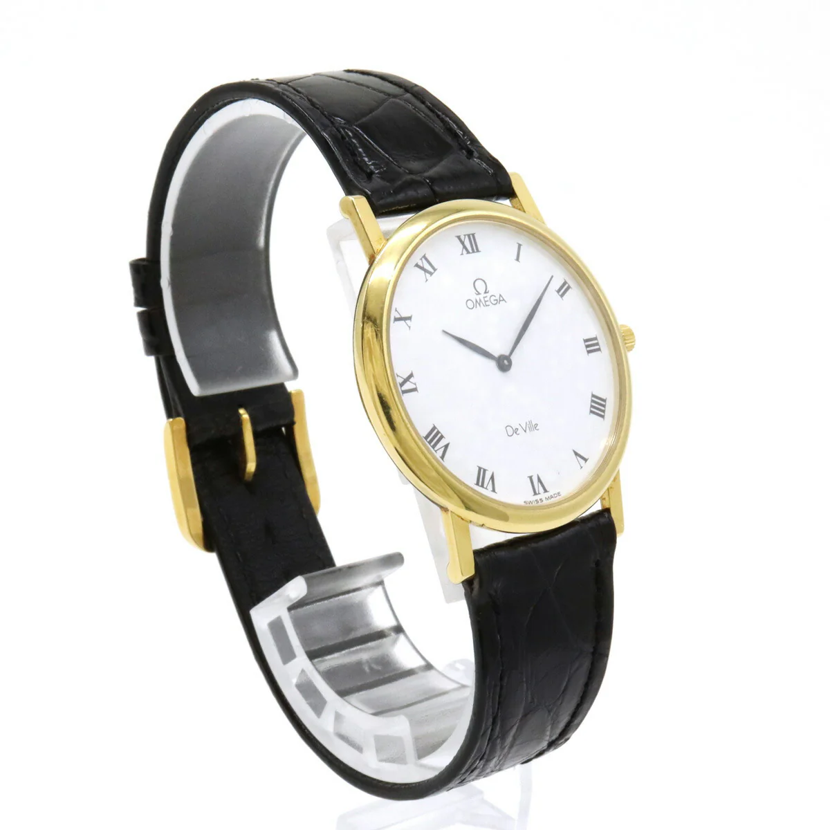 Omega De Ville Quartz Yellow Gold Men's Watch