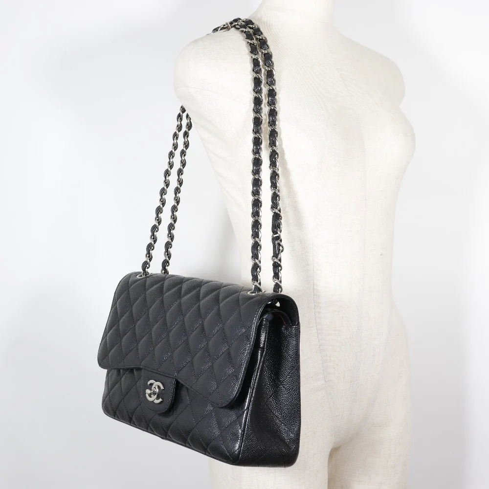 Chanel Caviar Skin Shoulder Bag A58600