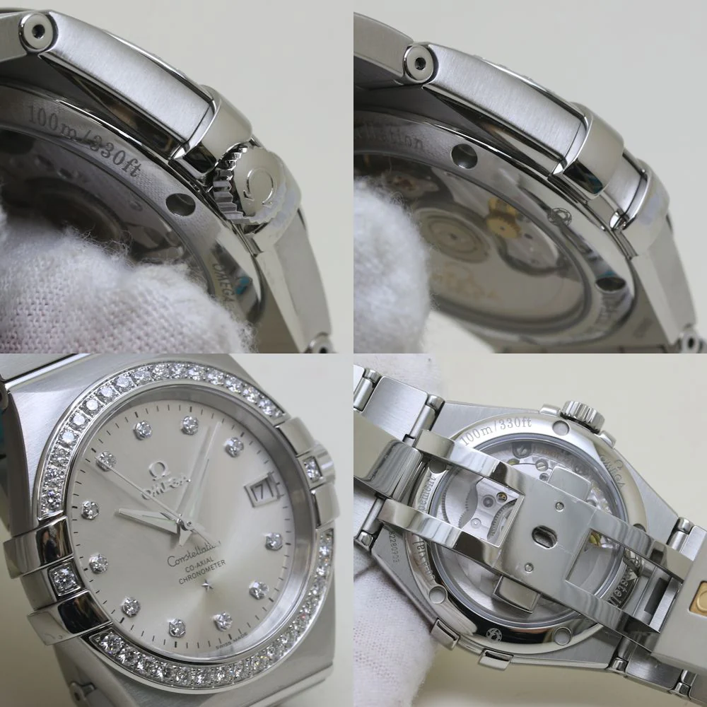 Omega Constellation Co-Axial Chronometer Diamond Watch