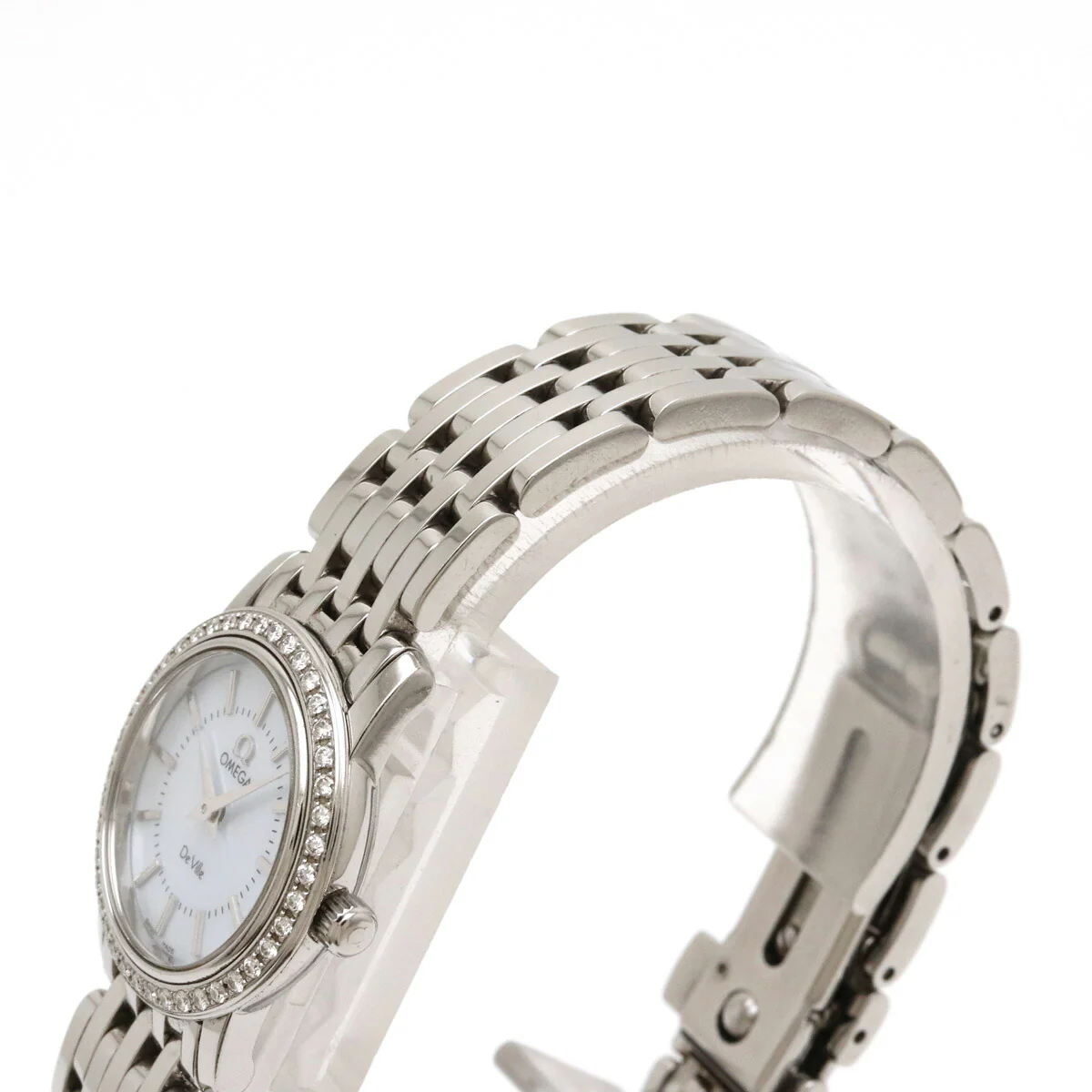Omega De Ville Prestige Diamond Bezel Quartz Watch