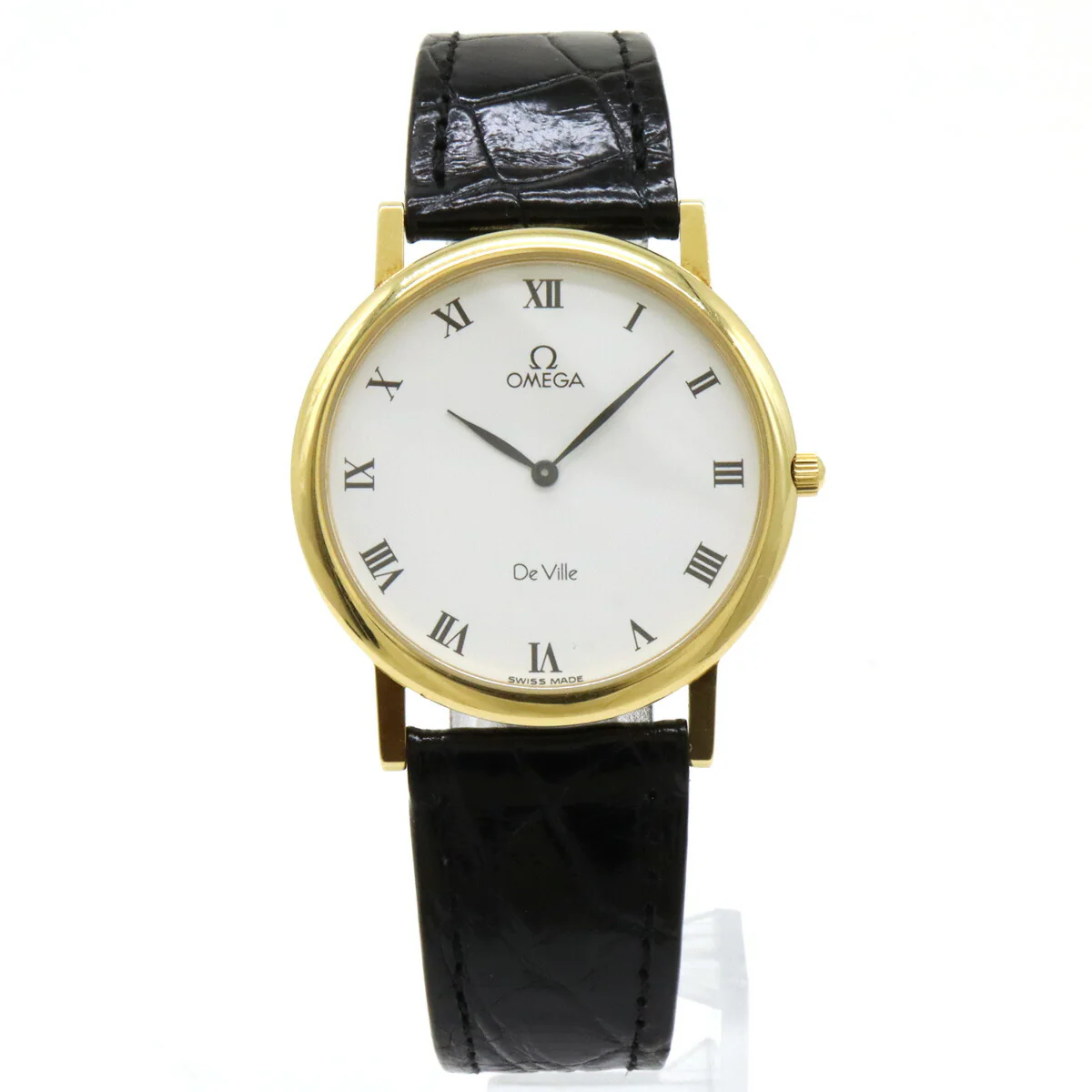 Omega De Ville Quartz Yellow Gold Men's Watch