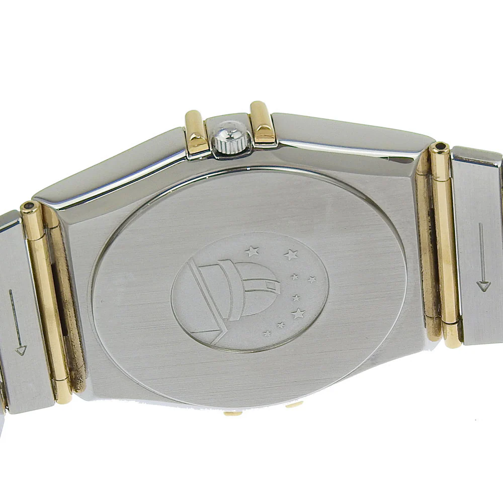 Omega Constellation Date Quartz Watch YG/SS