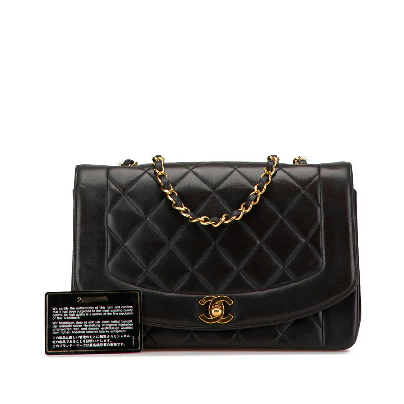 Chanel Diana Matelasse Chain Shoulder Bag