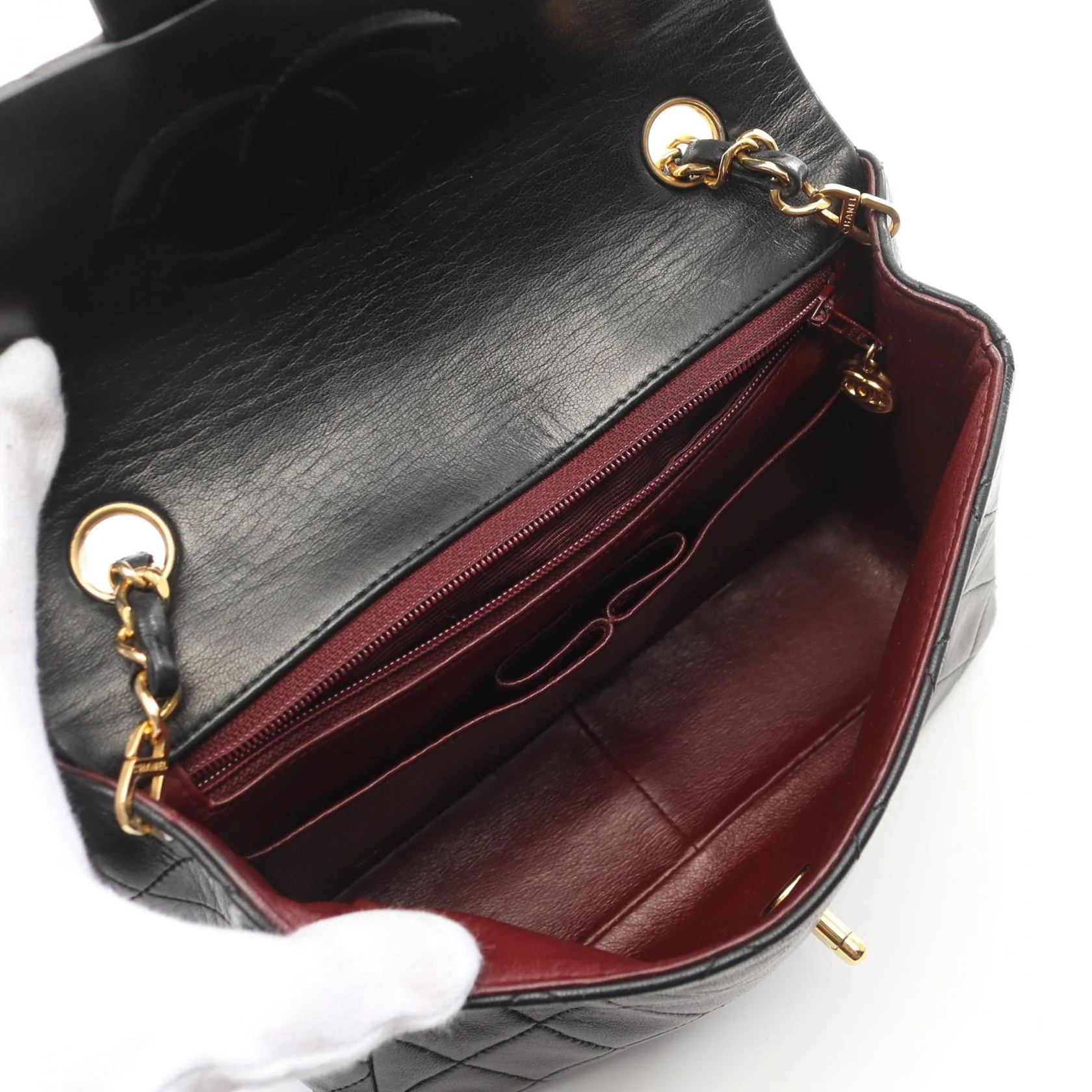 Chanel Lambskin Matelasse Shoulder Bag