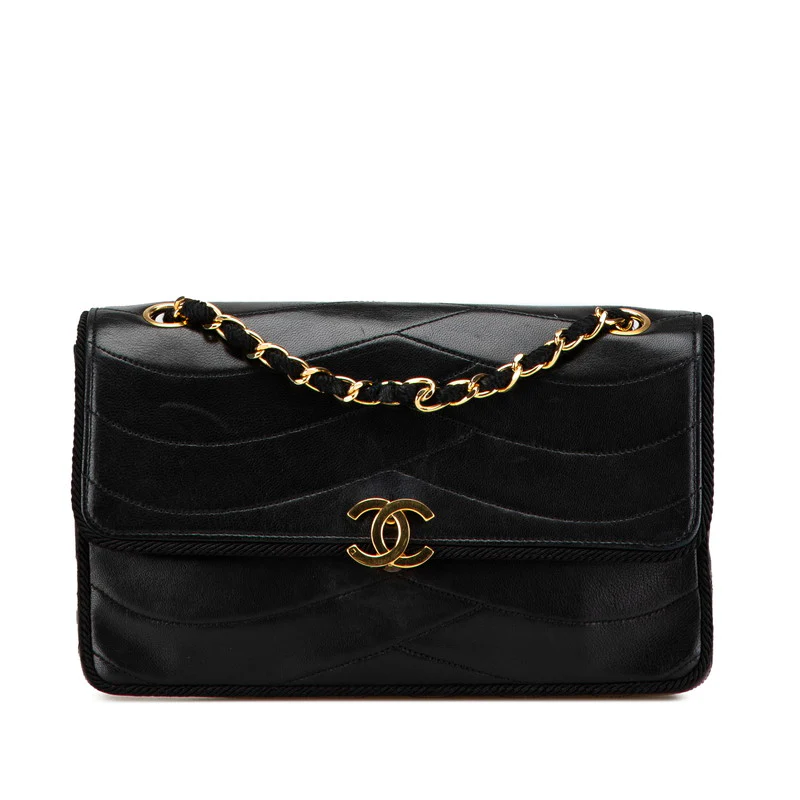 Chanel Lambskin Coco Mark Chain Shoulder Bag